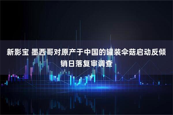新影宝 墨西哥对原产于中国的罐装伞菇启动反倾销日落复审调查